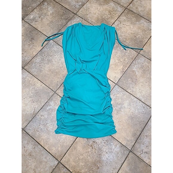 Rousing 3 Tug saprano Large dress Sleeveless Tie Shoulder Party - Picture 1 of 12